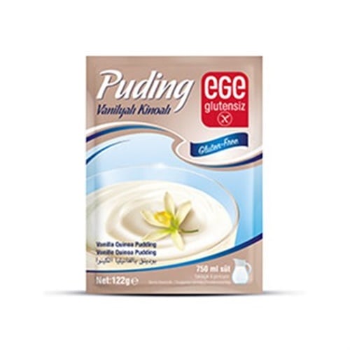 Glutensiz Vanilyalı - Kinoalı Puding (125 gr) Ege Glutensiz