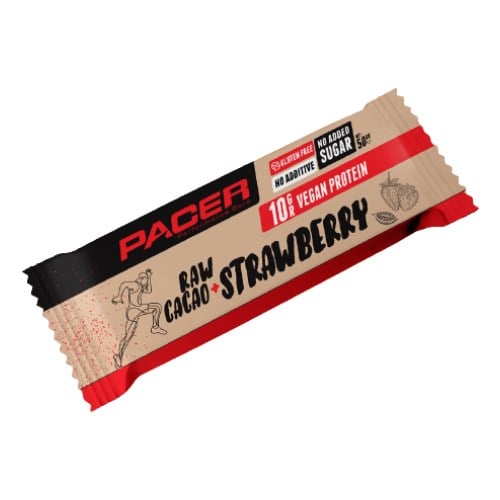 Ham Kakaolu ve Kurutulmuş Çilekli Bar (50 gr) Pacer