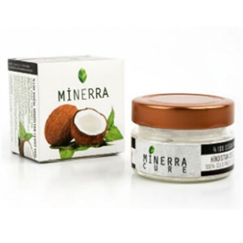 Hindistan Cevizi Yağı, %100 Soğuk Pres (100 ml) Minerra