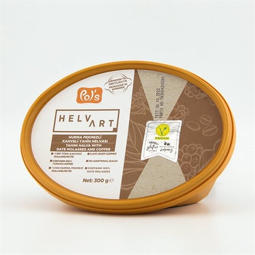 Hurma Pekmezli, Kahveli Tahin Helvası (300 gr) Pol's