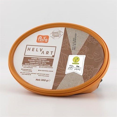 Hurma Pekmezli, Kahveli Tahin Helvası (300 gr) Pol's