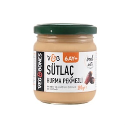 İnek Sütlü Sütlaç, Hurma Pekmezli (190 gr) Veg&Bones