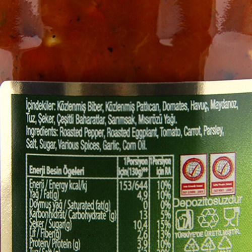 Kahvaltılık Lütenitsa - Tatlı (580 cc) Rifat Minare