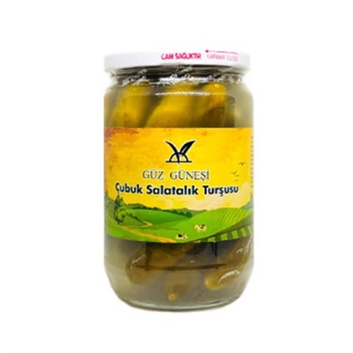 Katkısız Çubuk Salatalık Turşusu (680 gr) Güz Güneşi