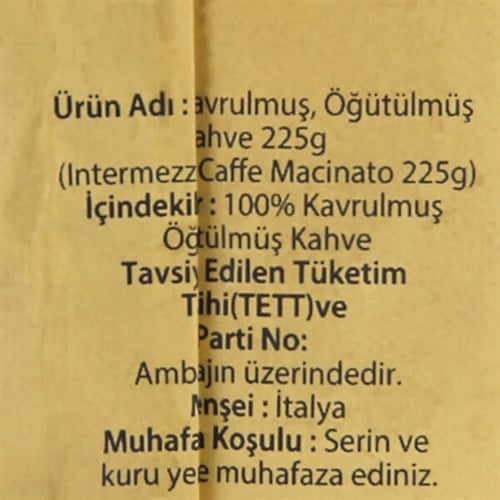 Kavrulmuş,Öğütülmüş Kahve (250 gr) Segafredo