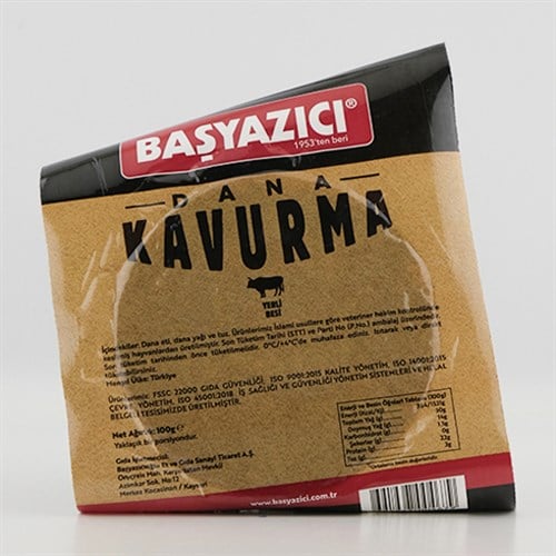 Kayseri Kavurma (100 gr) Başyazıcı