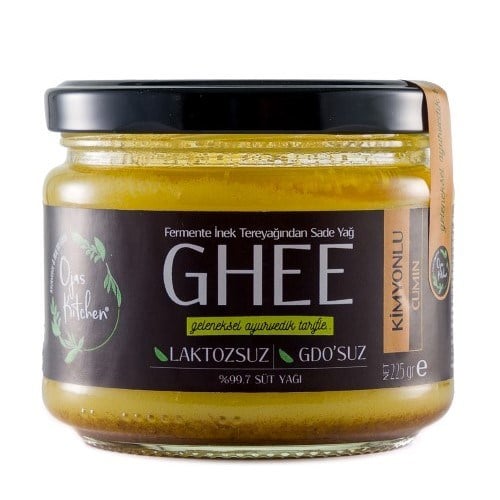 Kimyonlu Ghee Sade Yağ (225 gr) Ojas Kitchen