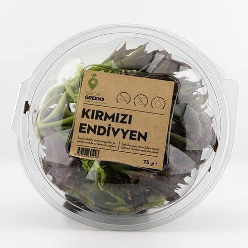 Kırmızı Endivyen (75 gr,paket) Local Greens