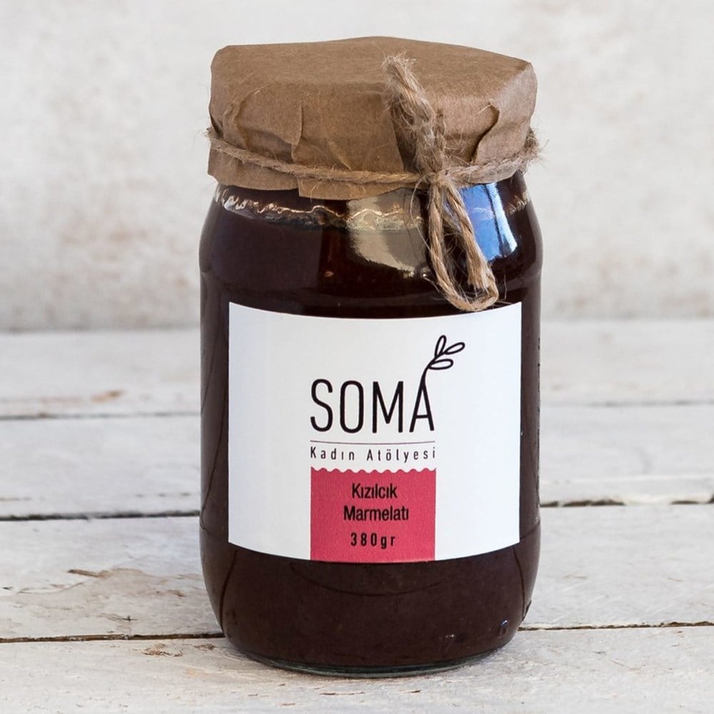 Kızılcık Marmelatı (380gr) Soma Kadın Atölyesi