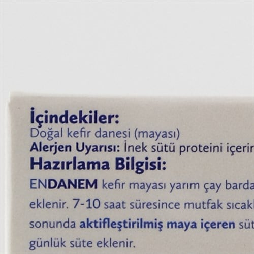 Kuru Kefir Mayası, Çok Kulanımlık - Endanem
