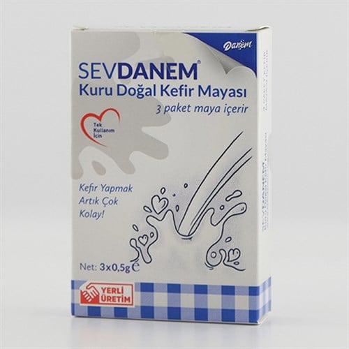 Kuru Kefir Mayası, Tek Kullanımlık - Sevdanem