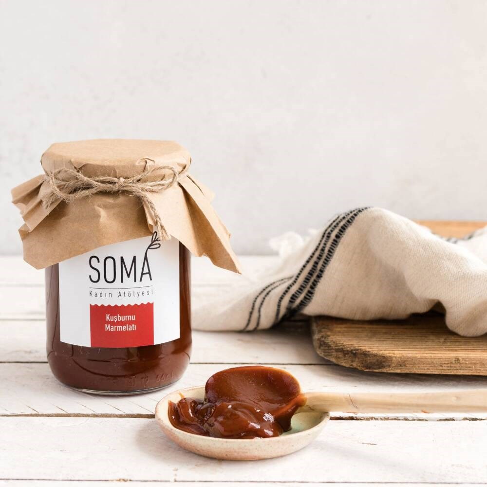 Kuşburnu Marmelatı (380gr) Soma Kadın Atölyesi