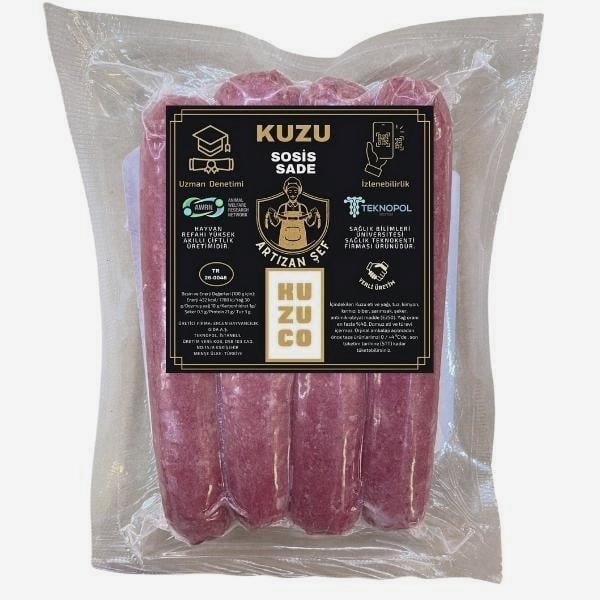 Kuzu Sade Sosis (250 gr) Kuzuco
