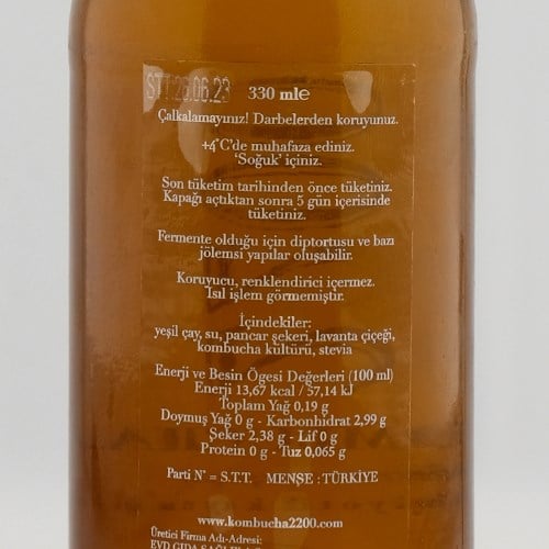 Lavantalı Kombucha (250 ml) 2200 Kombucha