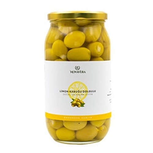 Limon Kabuğu Dolgulu Zeytin (650 gr) Nova Vera