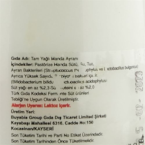 Manda Ayranı (250 ml) Mandaville