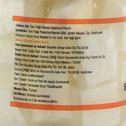 Manda Salamura Peyniri (200 gr) Mandaville