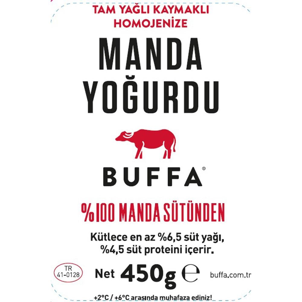 Manda Yoğurt, Tam Yağlı Kaymaklı (450 gr) Buffa