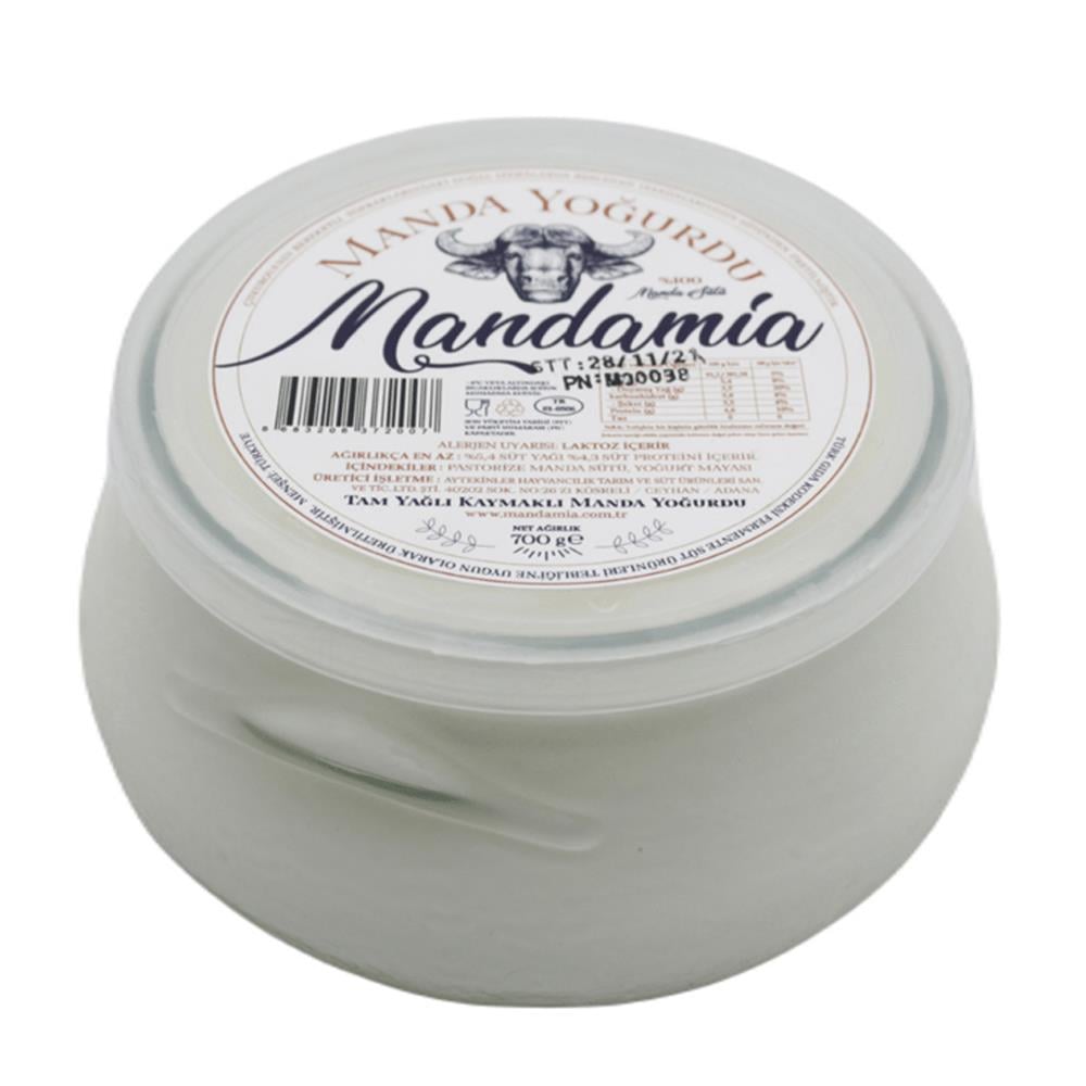 Manda Yoğurt,Cam Kase (700 gr) Mandamia