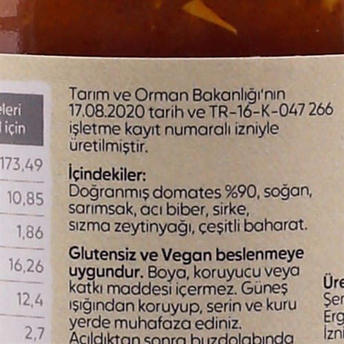 Meksika Salsa Dip Sos (210 gr) Şerefiye Bahçesi