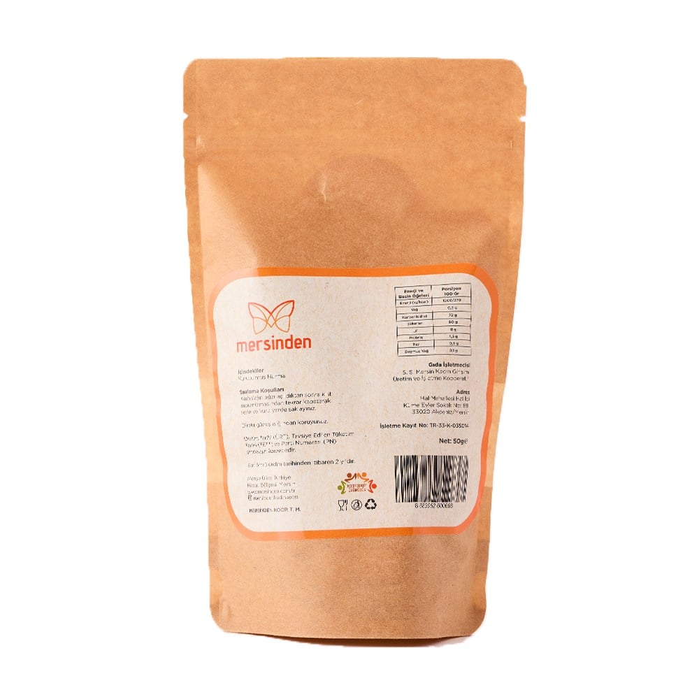 Mersin Hurma Kurusu (50 gr) Mersinden Kadın Kooperatifi