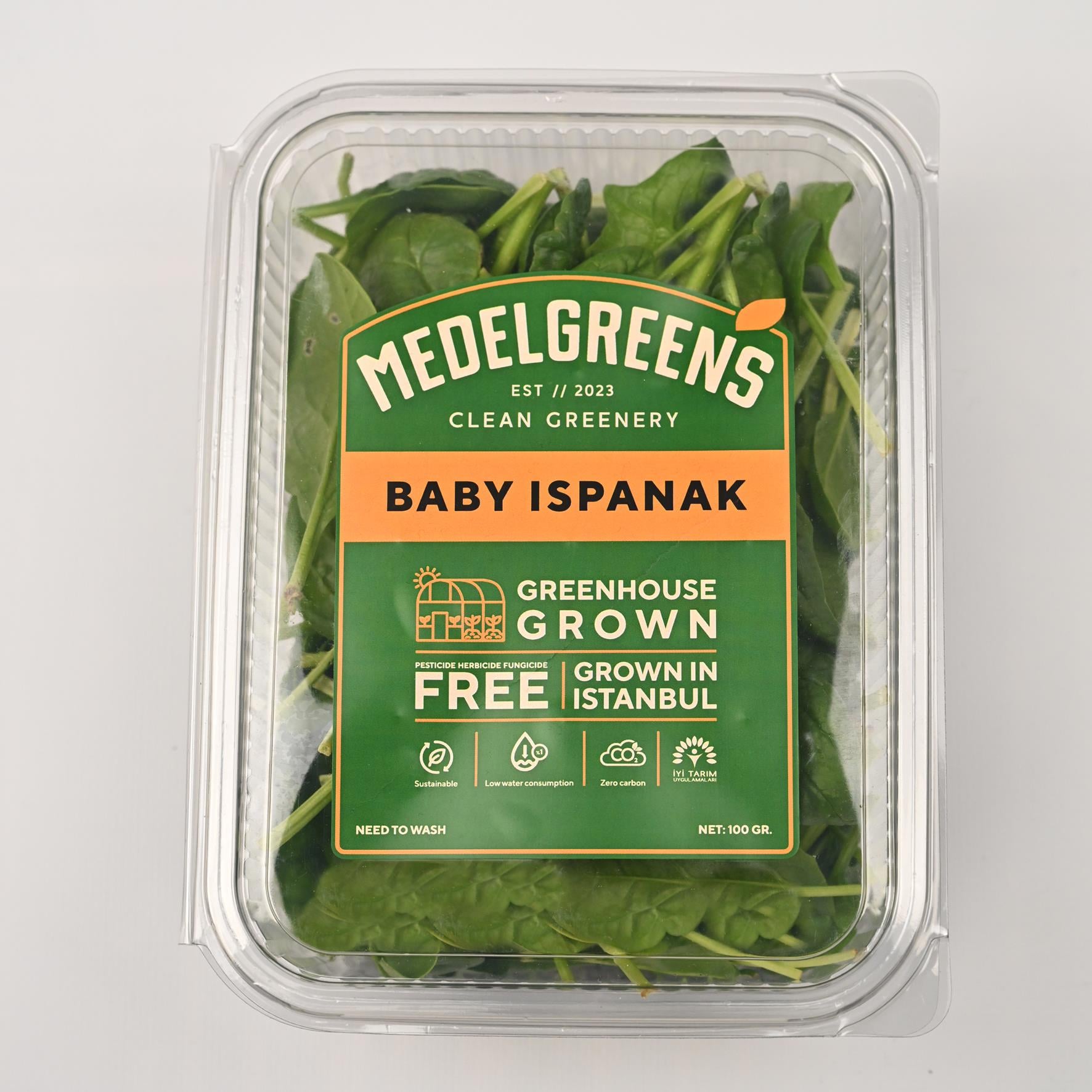 Mini Ispanak (100 gr) Medel Greens