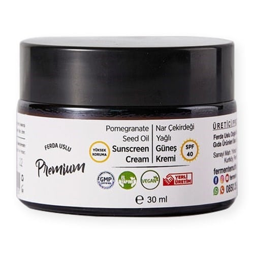 Nar Çekirdeği Yağlı Güneş Kremi (30 ml) Fermente Mutfağım