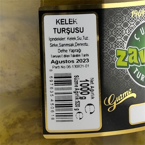 Naturel Kelek Turşusu (1 kg) Ankara