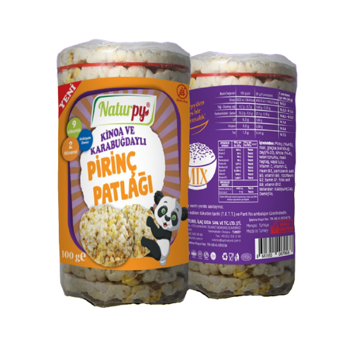 Naturpy Greçkalı Kinoalı Karışık Tahıl Patlağı (Glutensiz) (100gr)