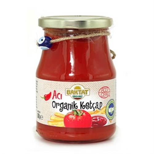 Organik Acılı Ketçap (360 gr) Baktat