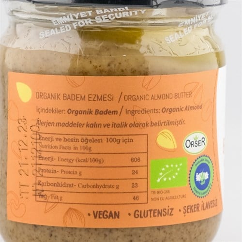 Organik Badem Ezmesi (180 gr) Mandel