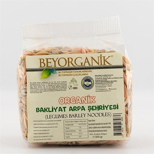 Organik Bakliyat Arpa Şehriyesi (300 gr) Beyorganik