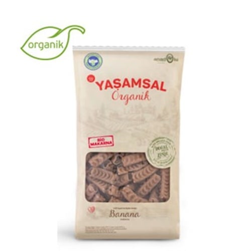 Organik Banana Makarna (500 gr) Yaşamsal Organik