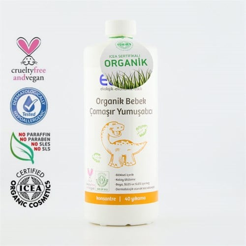 Organik Bebek Çamaşır Yumuşatıcı (1000 ml) Ecos3