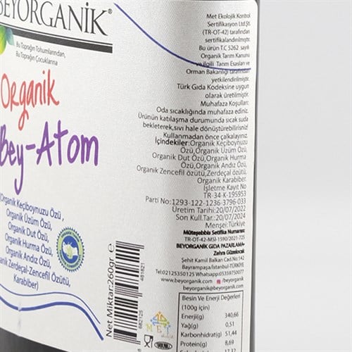 Organik Bey-Atom (260 gr) Beyorganik