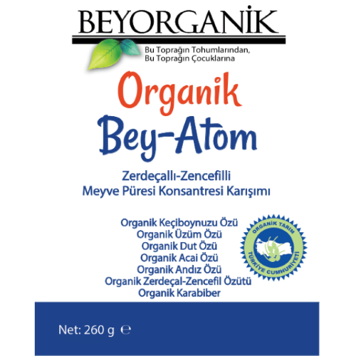 Organik Bey-Atom (260 gr) Beyorganik(Pestisit ve Ağır Metal Analizi)