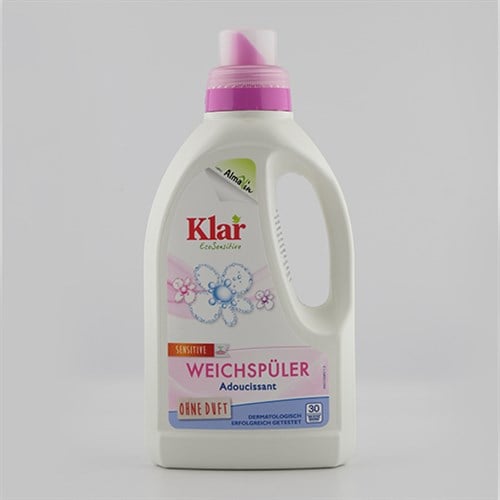 Organik Çamaşır Yumuşatıcısı, Kokusuz (750 ml) Klar