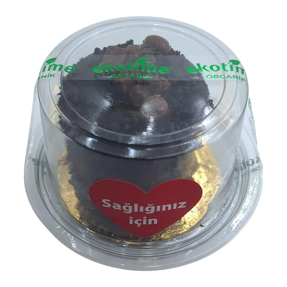 Organik Çikolatalı Yaş Pasta- Mini (290 gr) Ekotime