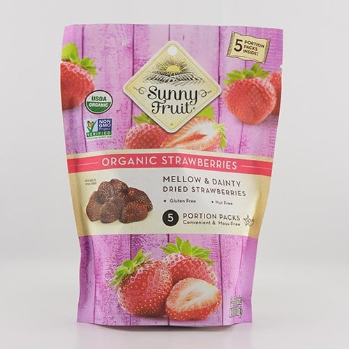 Organik Çilek Kurusu (100 gr) Sunny Fruit