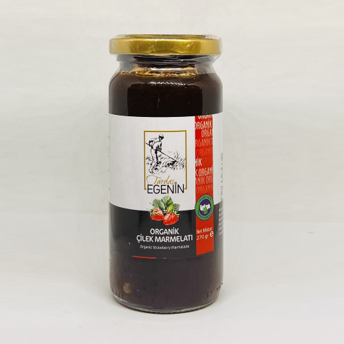 Organik Çilek Marmelatı (280 gr) Egenin
