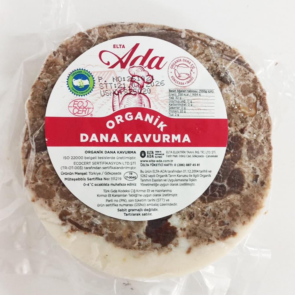 Organik Dana Kavurma (300 gr) Ada