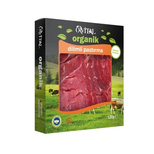 Organik Dilimli Pastırma (120 gr) Orvital