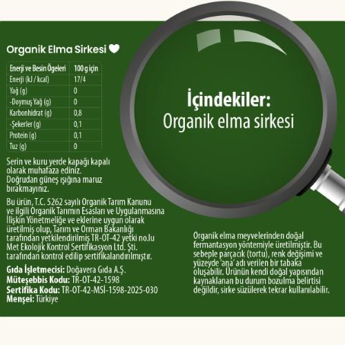 Organik Elma Sirkesi (500 ml) Wefood