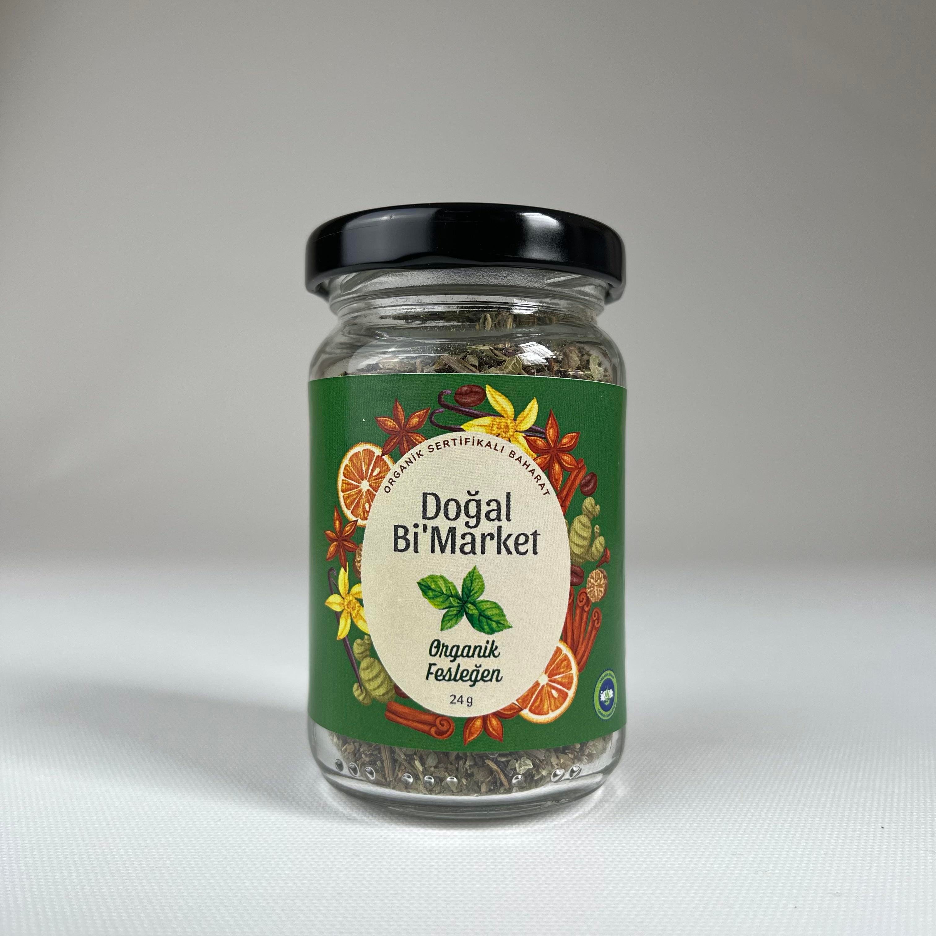 Organik Fesleğen (24 gr) Doğal Bi'Market