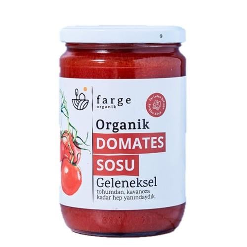 Organik Geleneksel Domates Sosu (600 gr) Farge Organik