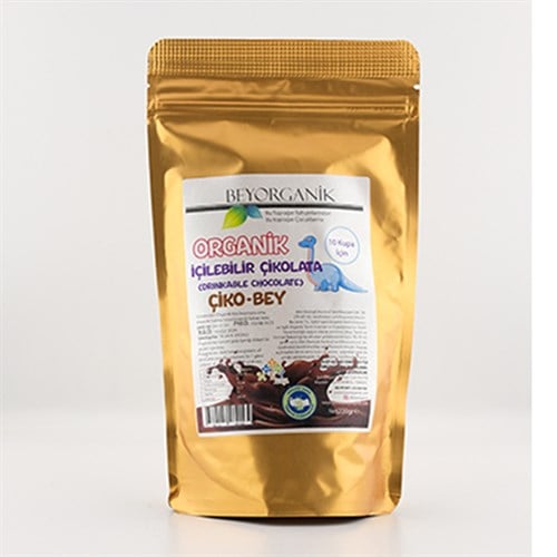Organik İçilebilir Çikolata, Çiko-Bey,10 Kupa İçin (220 gr) Beyorganik