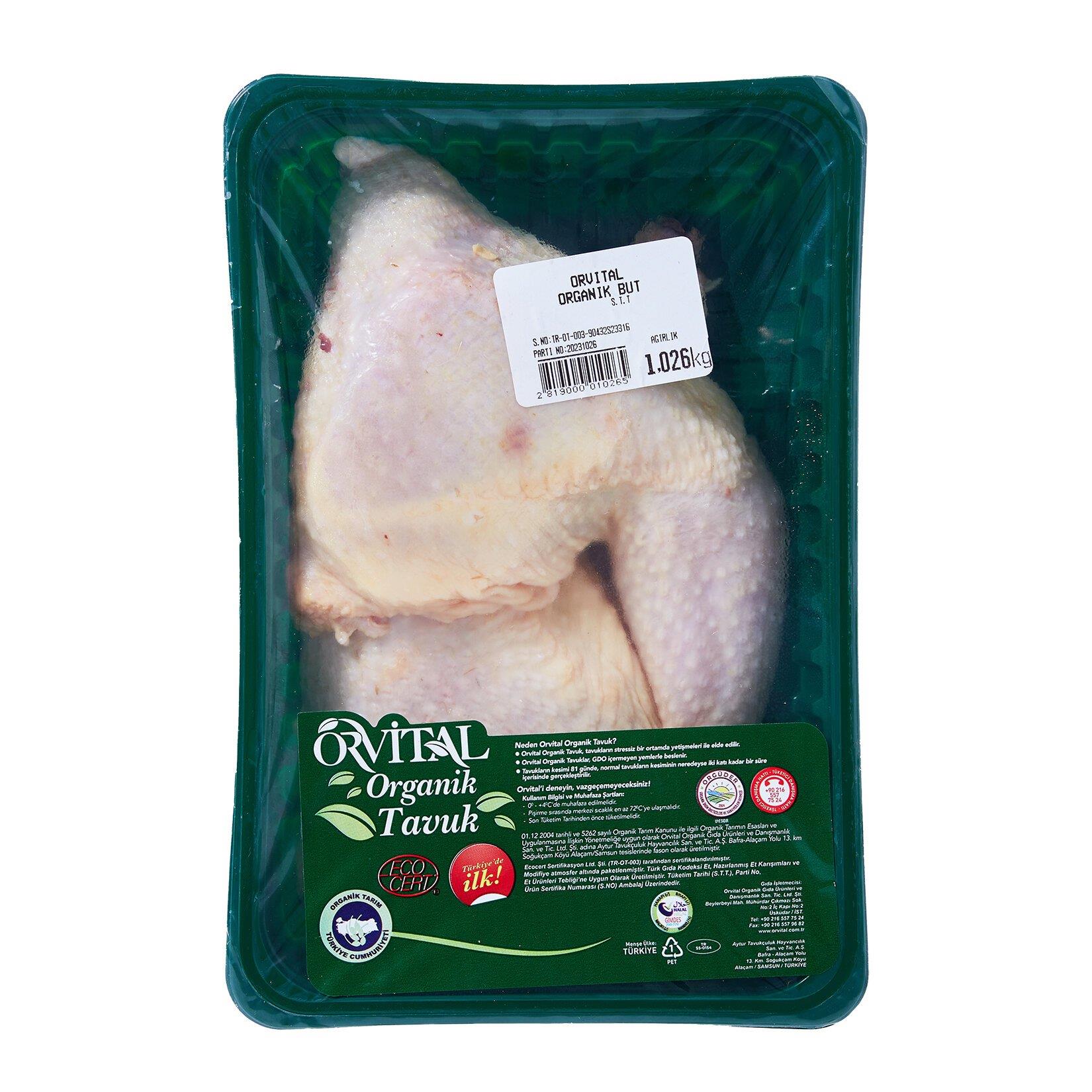 Organik Kalçalı Tavuk But (1 kg) Orvital