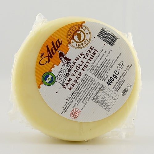 Organik Kaşar Peyniri, Ada (400 gr)