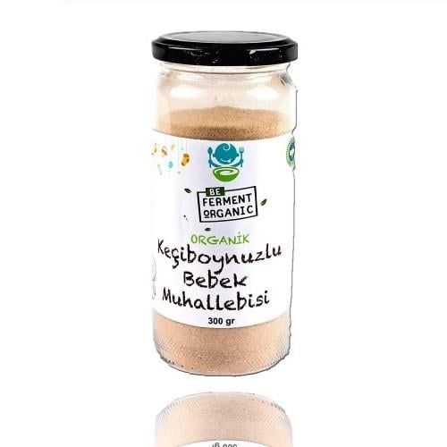 Organik Keçiboynuzlu Muhallebi, Cam (300 gr) Beferment