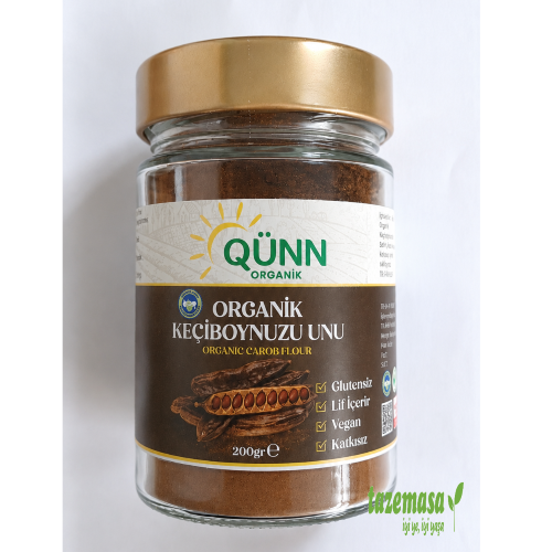 Organik Keçiboynuzu Unu (200 Gr) Qünn